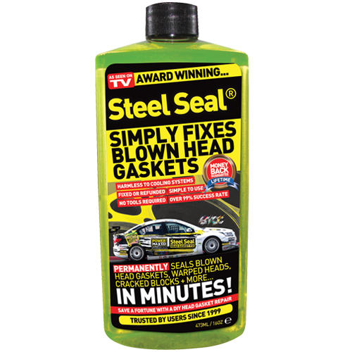  Steel Seal Blown Head Gasket Fix Repair Sealer - 8 Cylinder :  Automotive